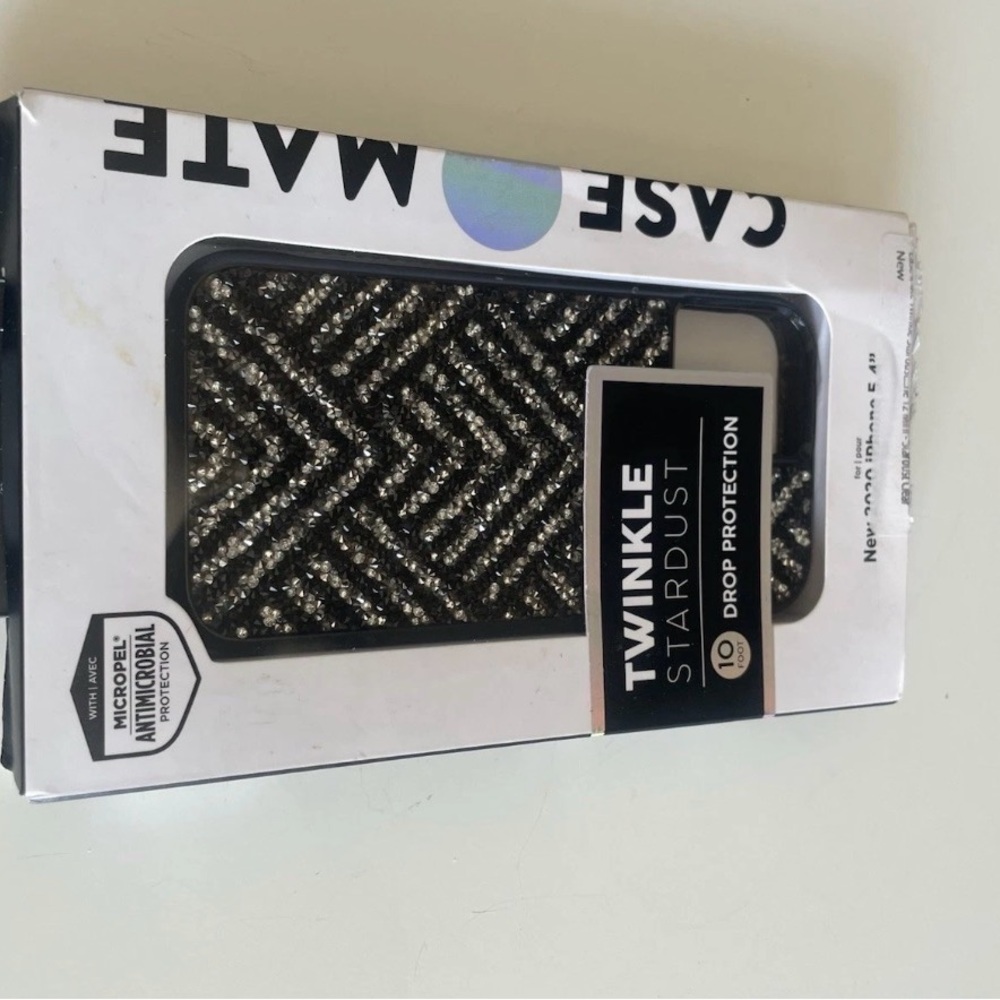 Bundle of 3 Cases: iPhone 12 Mini Apple,Otterbox & CaseMate Twinkle Stardust